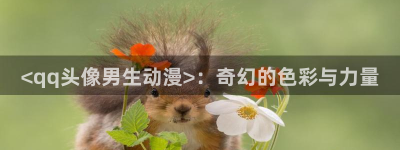 下载一个风车动漫：<qq头像男生动漫>：奇幻的色彩与力量